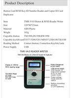 Lector de tarjetas EM4100 y duplicador T5577, compatible con TM1990 y RW1990, equipado con pantalla LCD
