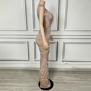 Novance Y4269 Prodotti Dropshipping 2024 Ultimi Abiti da Sera da Donna <span class=keywords><strong>per</strong></span> Club e Feste <span class=keywords><strong>Abbigliamento</strong></span> di Lusso da Donna con Strass - Product Image 3