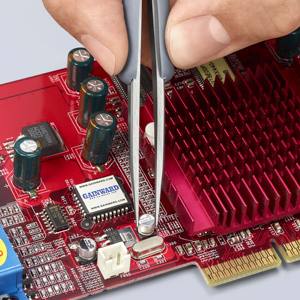 แหนบสแตนเลสสตีลและที่จับพลาสติกแบบทำมือความแม่นยำพร้อมที่จับยาง ESD - Product Image 4