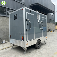 Toilettes portables Goeasy, toilettes mobiles faciles à assembler, remorque de toilettes pour maison et entreprise à vendre