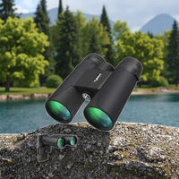 Prismes entièrement multi-couches grossissement 10X HD 10X42 jumelles télescope pour l'observation des oiseaux chasse étanche/bak4