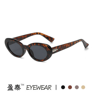 Yingtai Eyewear Cat Eye Sunglasses UV400 PC Frame Women <b>Small</b> Frame Light <b>Weight</b> Fashion Sun Glasses - Product Image 4