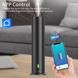 2024 Sản Phẩm Mới Độc Đáo Xây Dựng Trong Pin Nhôm Không Dây Nhà Sử Dụng Đầy Màu Sắc <span class=keywords><strong>LED</strong></span> Đèn Hương Thơm Dầu Khuếch Tán Hương Thơm - Product Image 2