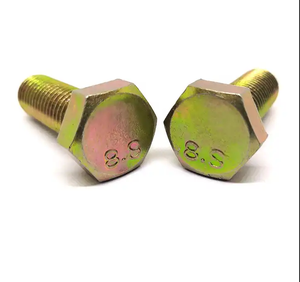 Tornillos de acero inoxidable M16 X 100 M10x125 316 Grado M38 M26 <span class=keywords><strong>Perno</strong></span> Hexagonal M8x2 M32 con acabado de zinc 5,8 Estándar DIN - Product Image 2