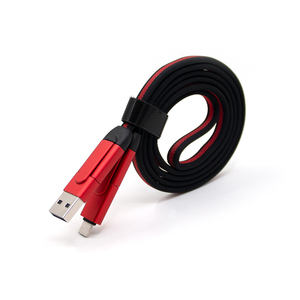 Nouveau design 2026 – Câble de données tressé en alliage d'aluminium durable 6-en-1 3A 60W PD <span class=keywords><strong>USB</strong></span> à charge rapide Type-C pour <span class=keywords><strong>iPhone</strong></span>/Samsung - Product Image 3