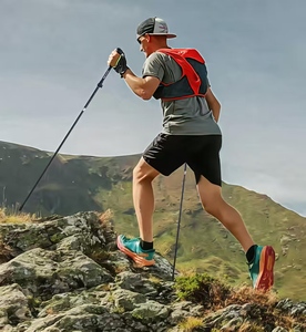 Bastones <span class=keywords><strong>de</strong></span> <span class=keywords><strong>Senderismo</strong></span> Plegables Antideslizantes <span class=keywords><strong>de</strong></span> Aluminio, Ligeros, para Trekking y Caminatas al Aire Libre, con Mango <span class=keywords><strong>de</strong></span> EVA - Product Image 1