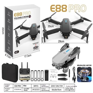 Độ nét cao có thể gập lại E88 GPS Quadcopter độ bền cao mới bắt đầu điều khiển từ xa bay không người lái cho chụp ảnh trên không vật liệu nhựa - Product Image 4