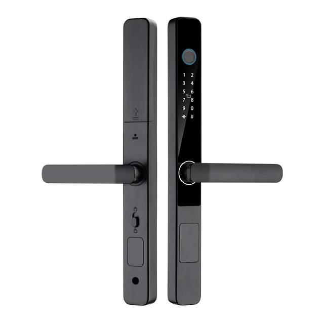 Tuya Fingerprint Smart Lock TTlock IP65 Waterproof Doorocks Card Wifi Remote Control Key Lock Aluminum Sliding Door Lock