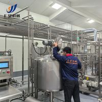 Ligne automatique à boire et à yaourt à petite échelle 1000 L/H avec cuves de fermentation de A à Z
