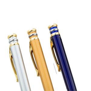 Wholesale Brand High Quality Custom Logo Metal Ballpoint <b>Pen</b> 1.0Mm Tip New Design Business School Use for Gift - Product Image 2