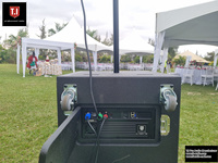 Système audio professionnel : Caisson de basses actif 18 pouces au design personnalisé, son puissant, haut-parleurs de pavillon passifs 10 pouces, colonne Line Array