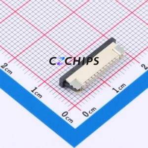 FPC-1.0AS-11PWCR-H25 FFC/FPC Connector SMD,P=1mm,Horizontal Mount Connector Drawer Type Top Contact 11P 1mm - Product Image 2