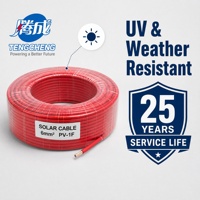 Câble solaire industriel DC 1,5 KV en cuivre étamé isolé XLPO 4 mm 6 mm 10 mm, indice de protection IP67, basse tension, pour construction photovoltaïque
