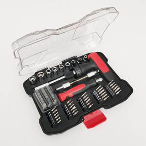 Lixin Tools 61 Piece Multi Functional T Type Ratchet <b>Screwdriver</b> <b>Set</b> Home Repair Alloy Steel Metric System - Product Image 4