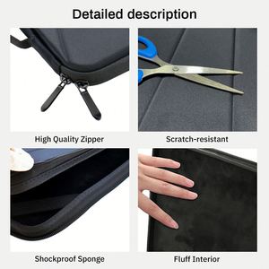 Housse pour ordinateur portable en tissu imperméable durable de taille personnalisée, belle dureté, sac pour ordinateur portable en EVA avec différentes tailles au choix : 13, 14, 15 pouces - Product Image 4