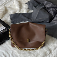 Nouveau sac à bandoulière en cuir haut de gamme avec chaîne pour femmes, sacs de créateurs, Carteras Para Mujer