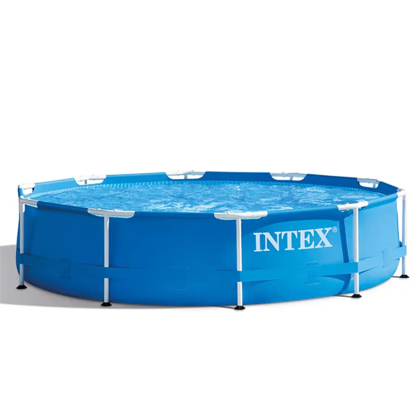 INTEX 28202 10FT X 30IN ชุดโครงโลหะสระว่ายน้ำสระว่ายน้ำสระว่ายน้ำกลางแจ้ง
