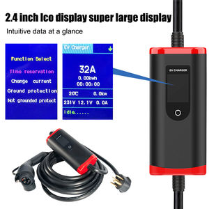 Station de charge rapide de voiture Smart EV portable Slocable IP65 étanche <span class=keywords><strong>AC</strong></span> J1772 Type1 chargeur EV avec 3.5KW 7KW 11KW 22KW - Product Image 4