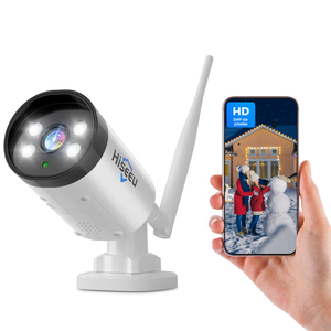 Full HD 3MP không dây ngoài trời IP66 Alexa Bullet Màu an ninh tầm nhìn ban đêm hai cách âm thanh mạng P2P IP CCTV <span class=keywords><strong>Camera</strong></span> <span class=keywords><strong>Wifi</strong></span> - Product Image 3