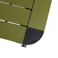 Table carrée pliante portable moderne en aluminium 6063, capacité 30 kg, pour pique-nique en extérieur, utilisation en parc