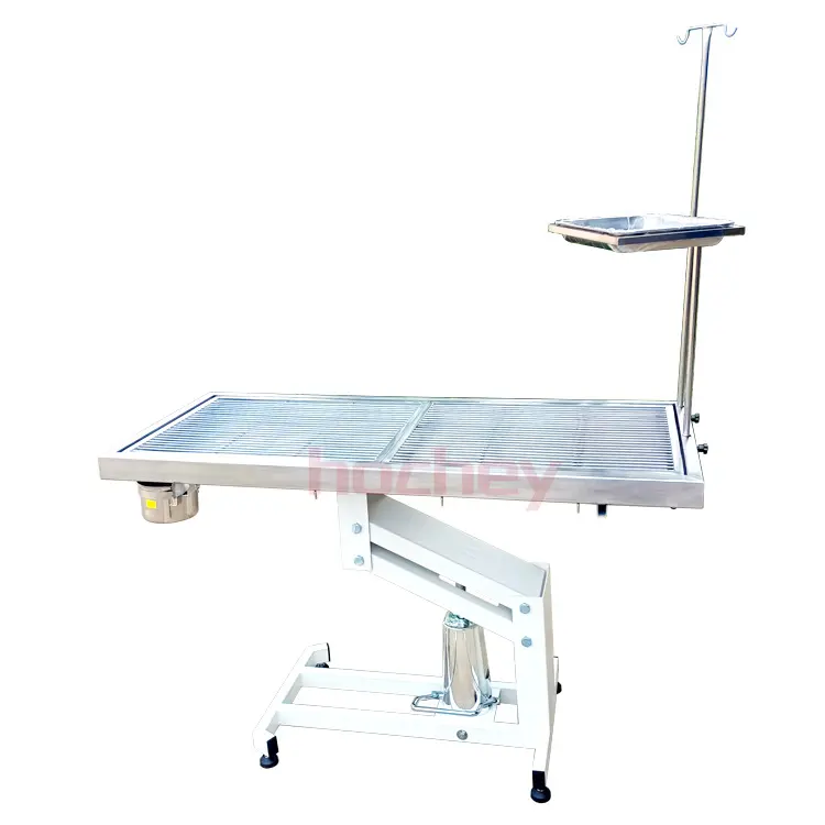 MT MEDICAL Good Quality Electric Multifunction Field Pet Operating Table With Infusion Rack And Tray