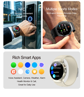Nuevo Reloj Inteligente Deportivo TK68 con Pantalla AMOLED Redonda, Bomba de Aire, Presión Arterial, ECG, Frecuencia Cardíaca, Análisis de Salud, Detección de Caídas para Hombres