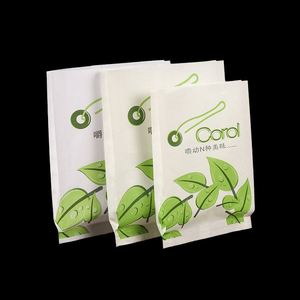 Bolsa de Papel, Bolsa de Papel Resistente a la Grasa para Hamburguesas y Bocadillos, Fondo Plano y Afilado, Embalaje de Alimentos Blanco, Cartón de Papel Kraft, Bolsa de Panadería Reciclable - Product Image 3