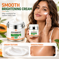 Crème Visage Éclaircissante et Hydratante de Haute Qualité à la Papaye, à l'Acide Kojique et au Glutathion pour l'Élimination des Taches Brunes – Soin Quotidien de la Peau
