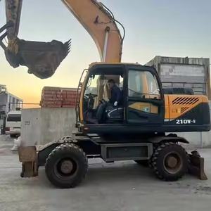Machine de haute qualité HYUNDAI 210W-7 210W-9 pelle sur pneus 21 tonnes pelle coréenne originale d'occasion en stock - Product Image 5