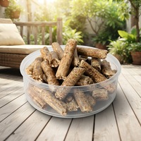 Sac de 25 kg de granulés de bambou coréen pour barbecue, qualité supérieure, 6 mm, 7 % de cendres, 4500 J de calories, densité 600 kg/m³, idéal pour les pique-niques