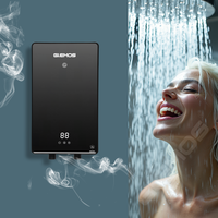 Chauffe-Eau Électrique Intelligent 5kW Sans Réservoir pour Douche Extérieure Domestique, Eau Chaude à Volonté