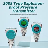Transmetteur de pression fiable à diffusion de diaphragme pour gaz liquide et huile Yongan 2088, signal 4-20mA, certification ATEX, IP67