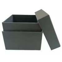 Boîte cadeau de présentation de bijoux en carton, couvercle et base, la plus vendue en usine