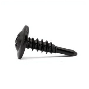 Ff Black Zinc <b>Flat</b> Head Phillips Self Drilling <b>Screw</b> Metric 8.8 Steel For Roofing - Product Image 3