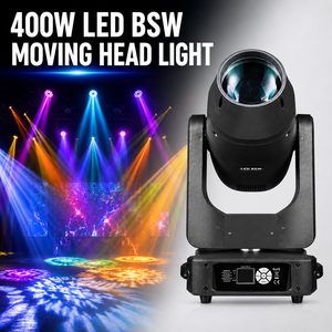 ไฟหัวขยับ LED RGBW 3-in-1 BSW 400W CMY CTO แบบลำแสง สปอต และวอช DMX512 สำหรับคอนเสิร์ต เวที และโรงละคร - Product Image 1