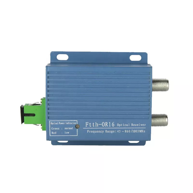 CATV Node Mini Active FTTH Triplexer Minimode Optical WDM Receiver With Two RF Port