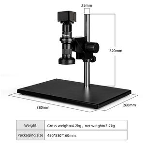 مجهر صناعي مورزيدر مع كاميرا بدقة 5 مليون بكسل متصلة بالكمبيوتر أو الشاشة للتصوير. إم إس دي 413-500 واط - Product Image 2