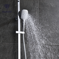 Mitigeur thermostatique salle de bains, Style moderne, ensemble de douche de pluie produits en aluminium