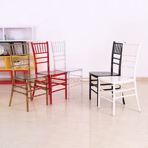 Chaises empilables blanches de haute qualité pour événements, vente en gros d'usine personnalisée, prix abordable - Product Image 2