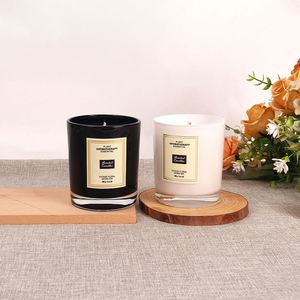 Bougie parfumée vintage florale, aromathérapie, cire de soja, 290g, pot en verre, 40h d'autonomie, forme cylindrique - Product Image 3