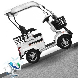 2024 새로운 전기 자전거 스쿠터 4 바퀴 650W 60V 20Ah 32 Ah장거리 성인용 전기 골프 카트 - Product Image 3