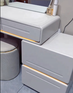 Juego de <span class=keywords><strong>tocador</strong></span> al por mayor de fábrica, <span class=keywords><strong>tocador</strong></span> de madera, <span class=keywords><strong>tocador</strong></span> blanco moderno, <span class=keywords><strong>silla</strong></span> de <span class=keywords><strong>tocador</strong></span> <span class=keywords><strong>para</strong></span> dormitorio, baño, características, estilo de Panel - Product Image 3