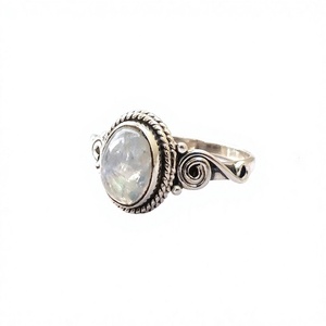 925 Solid Sterling Silver Beautiful <b>Moonstone</b> Ring <b>Moonstone</b> Rings <b>Jewelry</b> Supplier Factory Price - Product Image 3