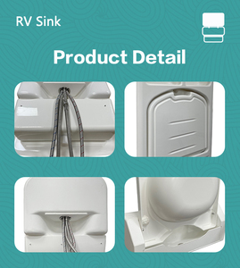 <span class=keywords><strong>Lavabo</strong></span> pieghevole JDA in acrilico bianco a vasca singola con rubinetto <span class=keywords><strong>per</strong></span> <span class=keywords><strong>camper</strong></span>, roulotte, caravan, imbarcazioni - Product Image 6