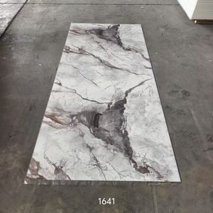 ウェットエリアスペシャル1mワイドX 10mm厚さ<span class=keywords><strong>PVC</strong></span>ウォールパネル中空内側防水大理石デザインカスタマイズオプション付き - Product Image 1