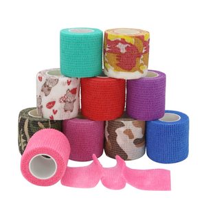 Bandage médical élastique autobloquant avec logo personnalisé Bandage de sport en mousse de coton en PU pour la <span class=keywords><strong>boxe</strong></span> Nouveau ruban de kinésiologie - Product Image 4