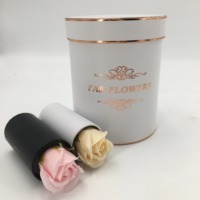Boîtes à fleurs en papier recyclé en forme ronde pour cadeaux et artisanat, collection 2026, best-seller