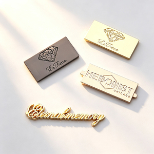 Etiqueta Metálica de Bronce Cortada con Láser para Trajes de Baño y Ropa Deportiva, Venta al por Mayor y Pedidos al por Mayor para Accesorios de Prendas de Vestir - Product Image 2