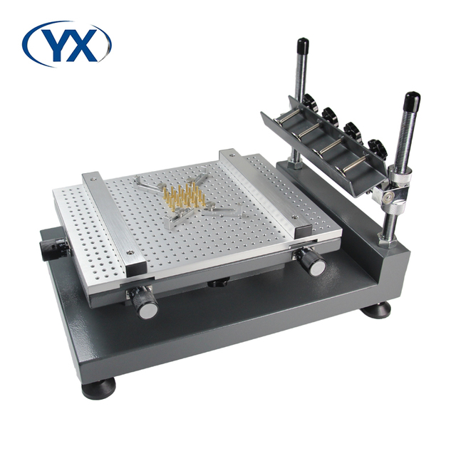 2022 New Product SMT Machine PCB Printer YX3040 Desktop Manual PCB Printing Machine SMT Solder Paste Stencil Printer
