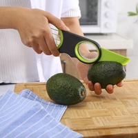 Nieuwe keuken gadgets producten 3-in-1 avocado tool mes fruitsnijder voor kiwi
